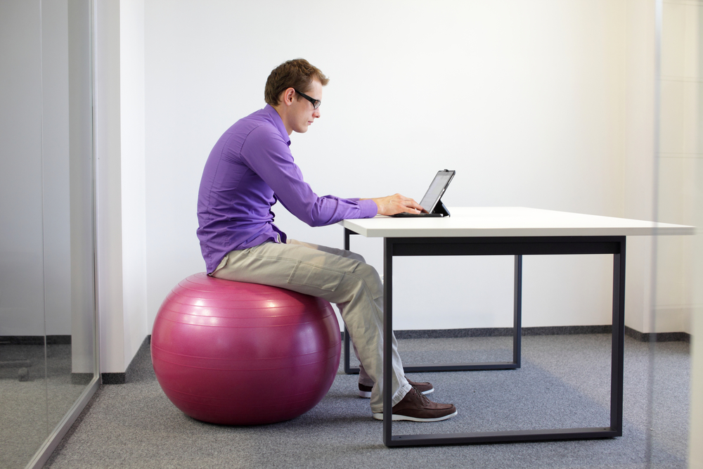 Sitting Bosu Ball Office Chair Exercise Ball Chair With Resistance